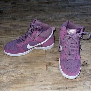 Nike Hightop Purple Suede Sneakers (8)